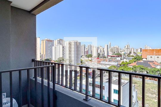 Varanda de kitnet/studio para alugar com 1 quarto, 24m² em Tatuapé, São Paulo