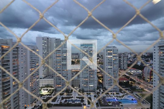 Varanda gourmet Vista  de apartamento à venda com 3 quartos, 156m² em Centro, São Bernardo do Campo