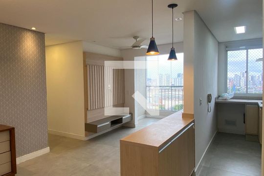 Sala - Cozinha de apartamento para alugar com 3 quartos, 70m² em Continental, Osasco