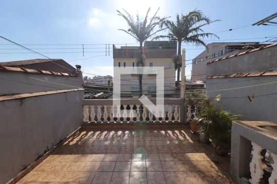 Varanda da Sala de casa à venda com 3 quartos, 168m² em Vila Silvestre, Santo André