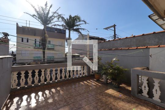 Varanda da Sala de casa à venda com 3 quartos, 168m² em Vila Silvestre, Santo André