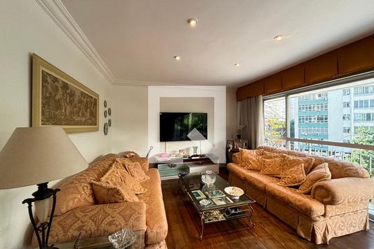 Sala de apartamento à venda com 3 quartos, 176m² em Copacabana, Rio de Janeiro