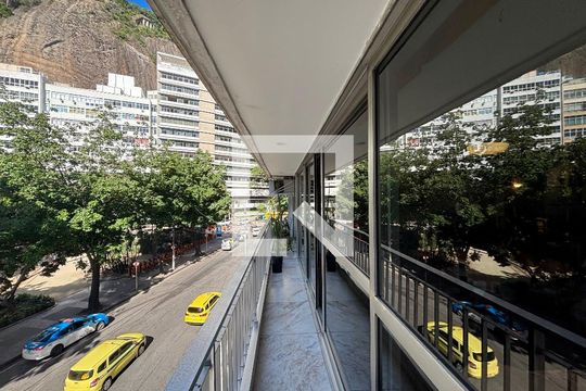 Varanda da sala de apartamento à venda com 3 quartos, 176m² em Copacabana, Rio de Janeiro