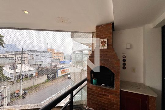Varanda da Sala de apartamento à venda com 4 quartos, 220m² em Recreio dos Bandeirantes, Rio de Janeiro