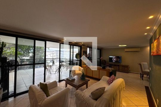 Sala de apartamento à venda com 4 quartos, 220m² em Recreio dos Bandeirantes, Rio de Janeiro