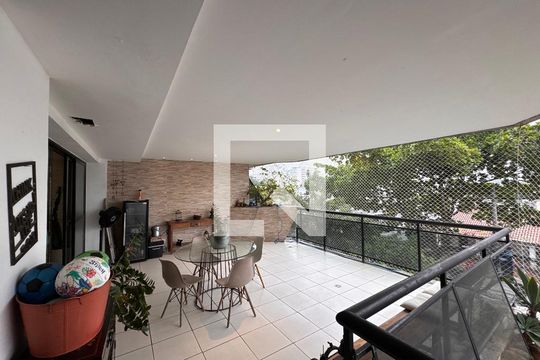 Varanda da Sala de apartamento à venda com 4 quartos, 220m² em Recreio dos Bandeirantes, Rio de Janeiro