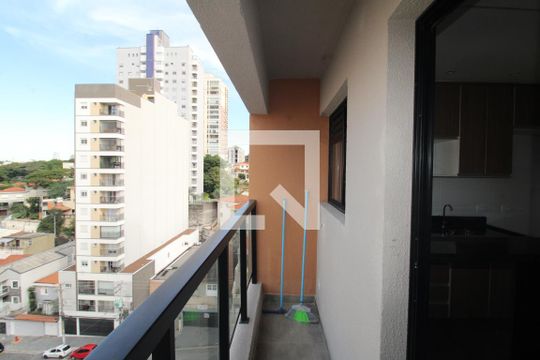 Sala / Cozinha - Varanda de apartamento à venda com 2 quartos, 42m² em Vila Pauliceia, São Paulo