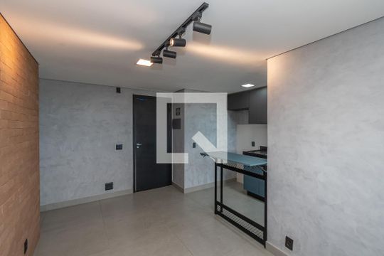 Sala de Estar/Jantar  de apartamento para alugar com 2 quartos, 45m² em Jardim Flamboyant, Paulínia