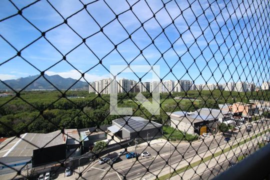 Sala - Vista de apartamento à venda com 3 quartos, 77m² em Barra Olímpica, Rio de Janeiro