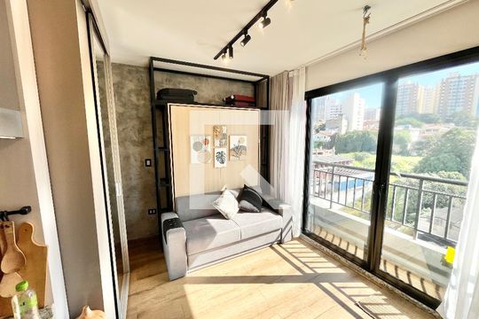 Sala/Quarto/Cozinha de kitnet/studio à venda com 1 quarto, 27m² em Santana, São Paulo