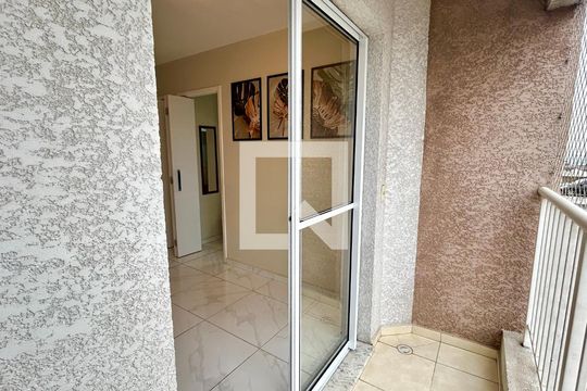 Varanda da Sala de apartamento à venda com 2 quartos, 43m² em Vila Sao Joao, Guarulhos