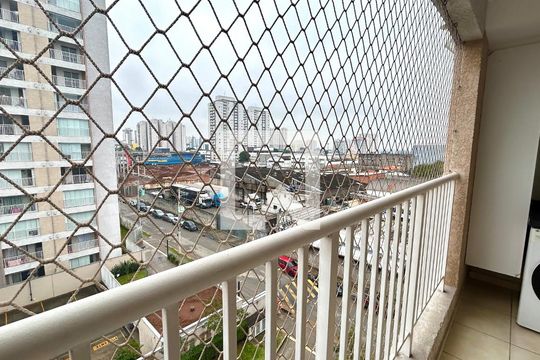 Varanda da Sala de apartamento à venda com 2 quartos, 43m² em Vila Sao Joao, Guarulhos