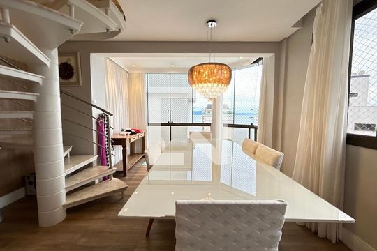 Sala de Jantar de apartamento para alugar com 4 quartos, 260m² em Agronômica, Florianópolis