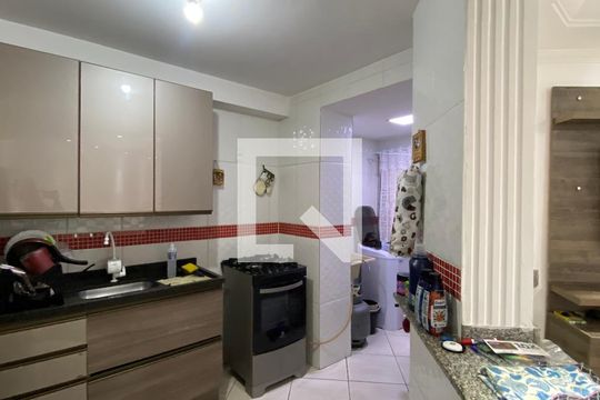Cozinha - Área de Serviço  de apartamento à venda com 2 quartos, 55m² em Bandeiras, Osasco