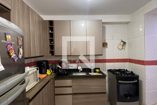 Cozinha - Área de Serviço  de apartamento à venda com 2 quartos, 55m² em Bandeiras, Osasco
