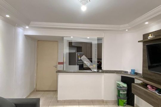 Sala - Cozinha de apartamento à venda com 2 quartos, 55m² em Bandeiras, Osasco