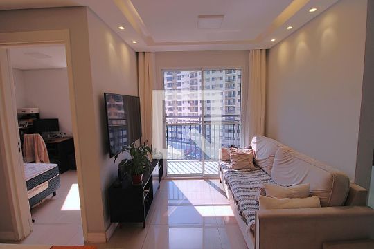 Sala de apartamento à venda com 2 quartos, 49m² em Del Castilho, Rio de Janeiro