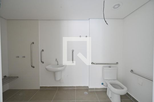 Banheiro Social de kitnet/studio à venda com 1 quarto, 38m² em Vila Clementino, São Paulo