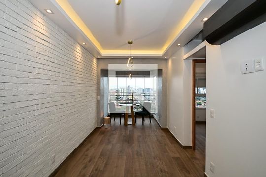 Sala de apartamento para alugar com 2 quartos, 55m² em Vila Progredior, São Paulo