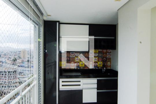 Varanda da Sala de apartamento à venda com 2 quartos, 62m² em Vila Leonor, Guarulhos