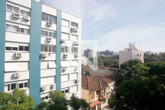 Sala Vista de apartamento à venda com 3 quartos, 100m² em Cidade Baixa, Porto Alegre