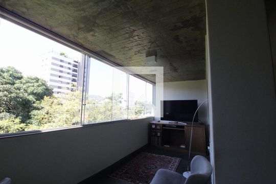 Varanda da Sala de apartamento à venda com 4 quartos, 240m² em Luxemburgo, Belo Horizonte