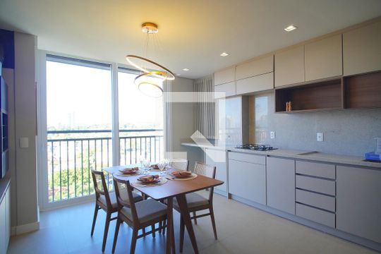 Sala/Cozinha de apartamento à venda com 2 quartos, 63m² em Centro, São Leopoldo