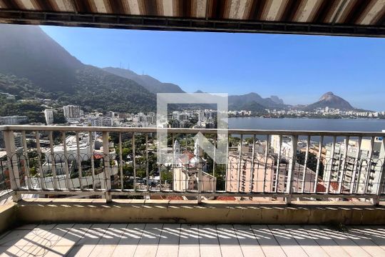 Varanda da Sala de apartamento para alugar com 5 quartos, 750m² em Lagoa, Rio de Janeiro