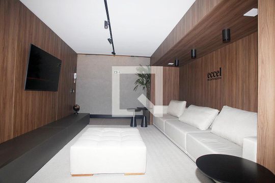 Área Comum - Lounge de kitnet/studio à venda com 1 quarto, 47m² em Moinhos de Vento, Porto Alegre