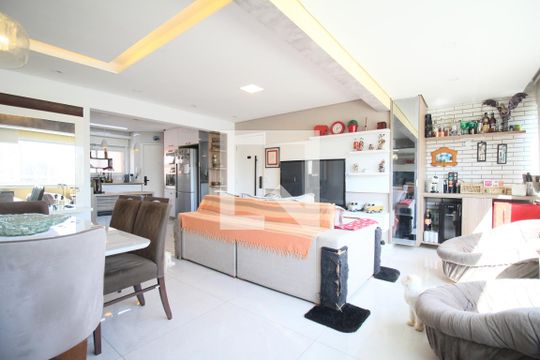 Sala de apartamento à venda com 3 quartos, 131m² em Vila Andrade, São Paulo