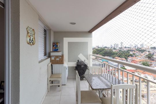 Varanda de apartamento à venda com 3 quartos, 72m² em Vila Galvão, Guarulhos