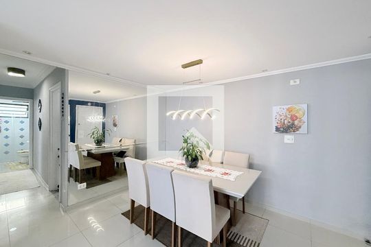 Sala  de apartamento à venda com 2 quartos, 64m² em Jardim Promissao, São Paulo