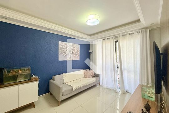 Sala  de apartamento à venda com 2 quartos, 64m² em Jardim Promissao, São Paulo