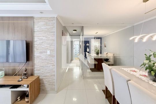 Sala  de apartamento à venda com 2 quartos, 64m² em Jardim Promissao, São Paulo