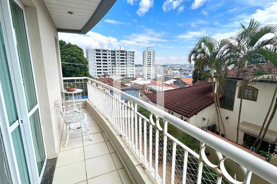 Varanda da Sala de apartamento à venda com 3 quartos, 140m² em Vila Milton, Guarulhos