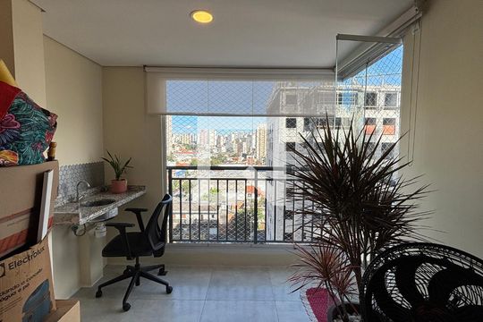 Sala - Sala de Jantar Varanda de apartamento à venda com 2 quartos, 68m² em Casa Branca, Santo André