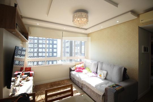 Sala de apartamento à venda com 2 quartos, 49m² em Passo das Pedras, Porto Alegre