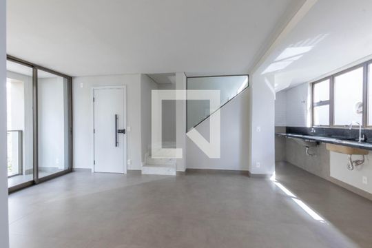 Sala de apartamento à venda com 2 quartos, 136m² em Anchieta, Belo Horizonte