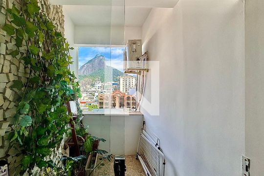 Varanda da sala de apartamento para alugar com 2 quartos, 90m² em Leblon, Rio de Janeiro