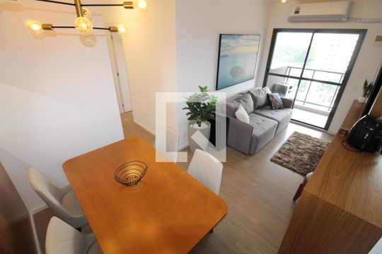 Sala de apartamento para alugar com 2 quartos, 58m² em Jardim Esplanada, São José dos Campos