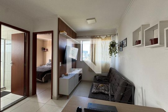 Sala de apartamento para alugar com 1 quarto, 32m² em Santa Maria, Osasco