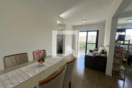 Sala de apartamento para alugar com 2 quartos, 55m² em Vila Sao Luiz (valparaizo), Barueri