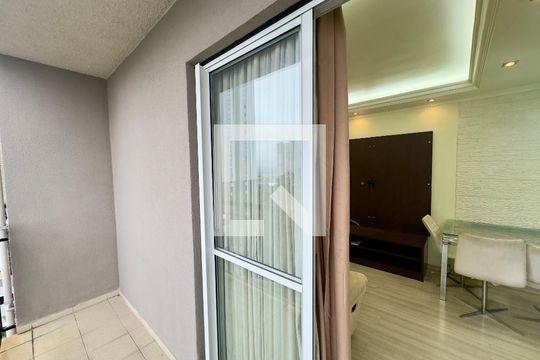 Varanda da Sala de apartamento à venda com 3 quartos, 59m² em Vila Augusta, Guarulhos