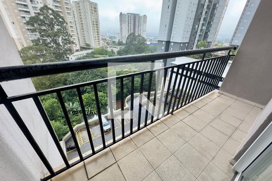 Varanda da Sala de apartamento à venda com 3 quartos, 59m² em Vila Augusta, Guarulhos