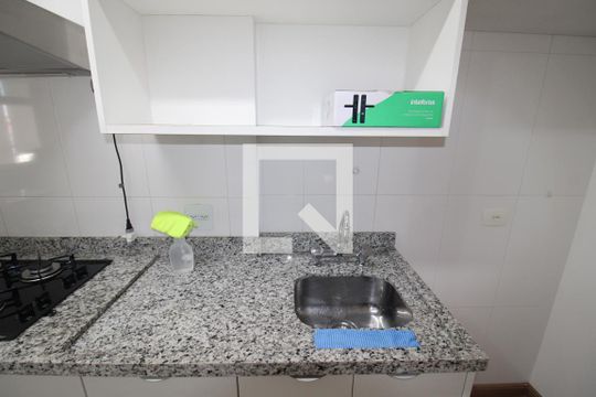 Sala / Cozinha de apartamento à venda com 1 quarto, 45m² em Santana, São Paulo