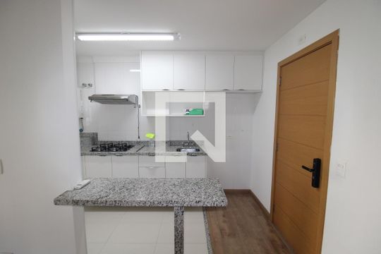 Sala / Cozinha de apartamento à venda com 1 quarto, 45m² em Santana, São Paulo