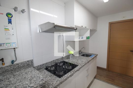 Sala / Cozinha de apartamento à venda com 1 quarto, 45m² em Santana, São Paulo