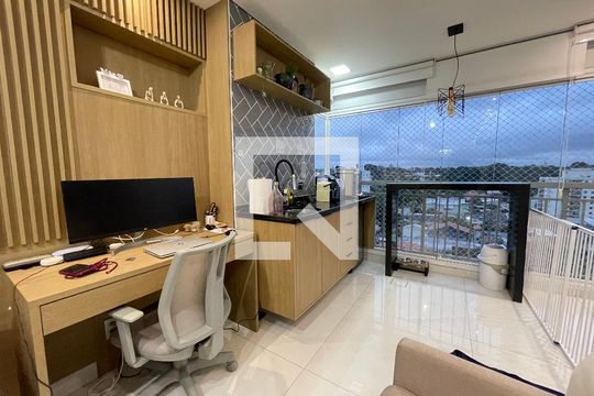 Varanda da Sala de apartamento à venda com 2 quartos, 66m² em Caxingui, São Paulo