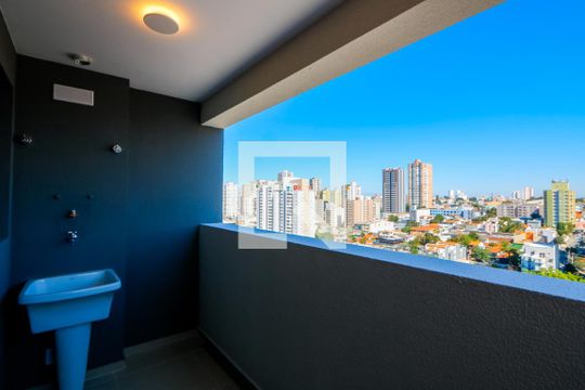 Varanda/Área de serviço de apartamento à venda com 2 quartos, 45m² em Campestre, Santo André