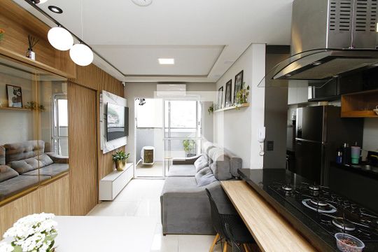 Sala de apartamento à venda com 2 quartos, 73m² em Estoril, Belo Horizonte